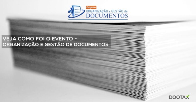 Congresso Organização e Gestão de Documentos - Dootax
